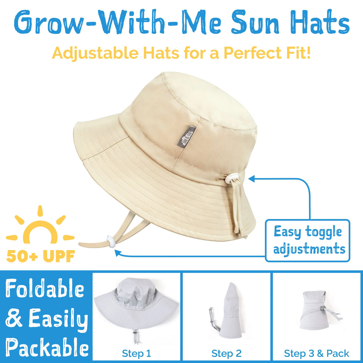 Kids Cotton Bucket Hats | Little Diggers