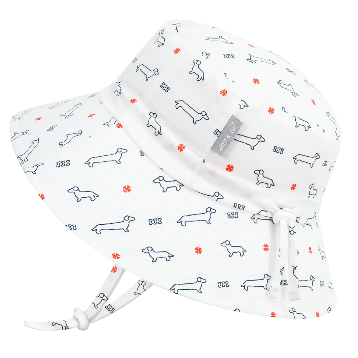 Kids Cotton Bucket Hats | Dachshund