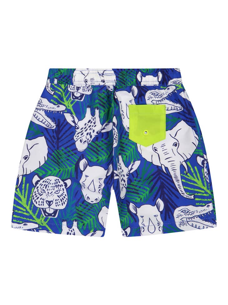 Rashguard Swim Set - Green Animals