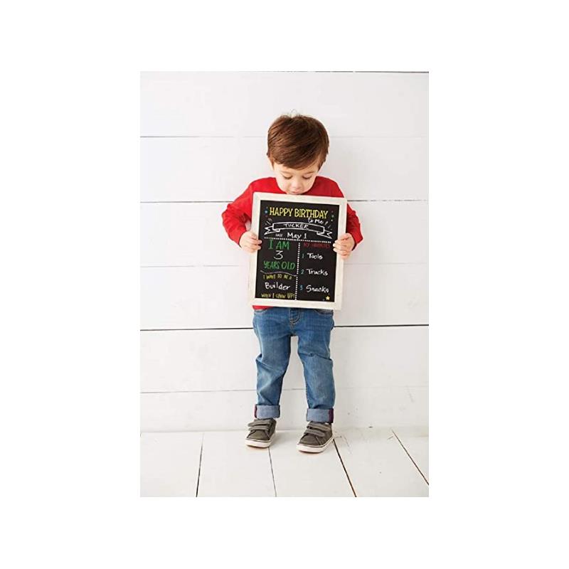 Birthday And School Chalkboard