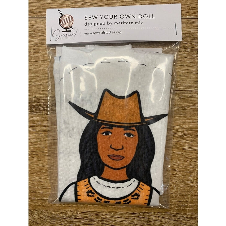 Dolores Huerta DIY Doll Fabric
