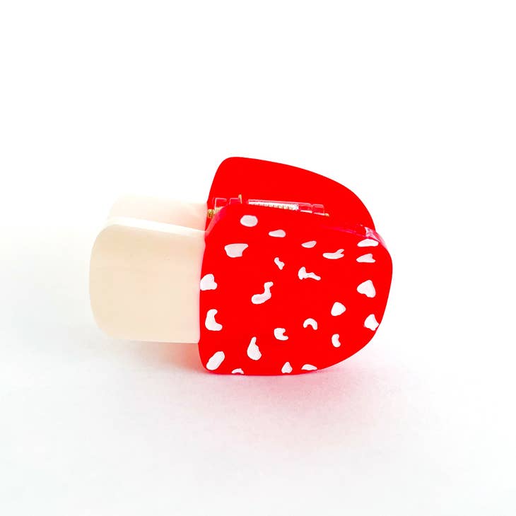 Mini Mushroom Hair Claw