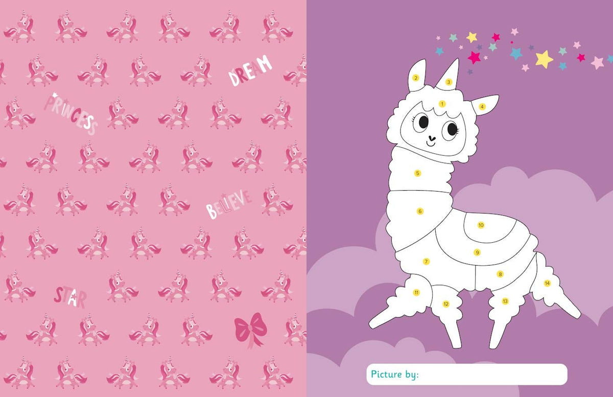 My First Sticker By Numbers: Magical Creatures