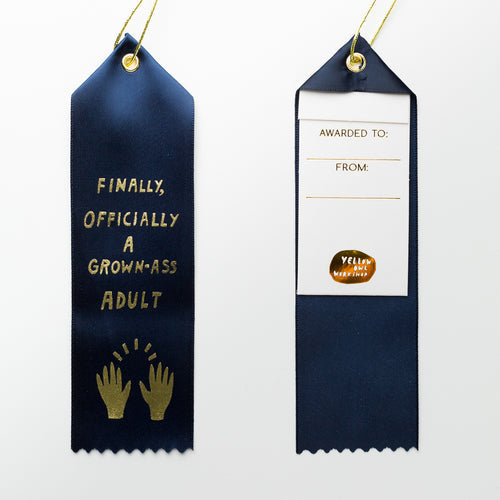 Award Ribbon Cards - Several Styles