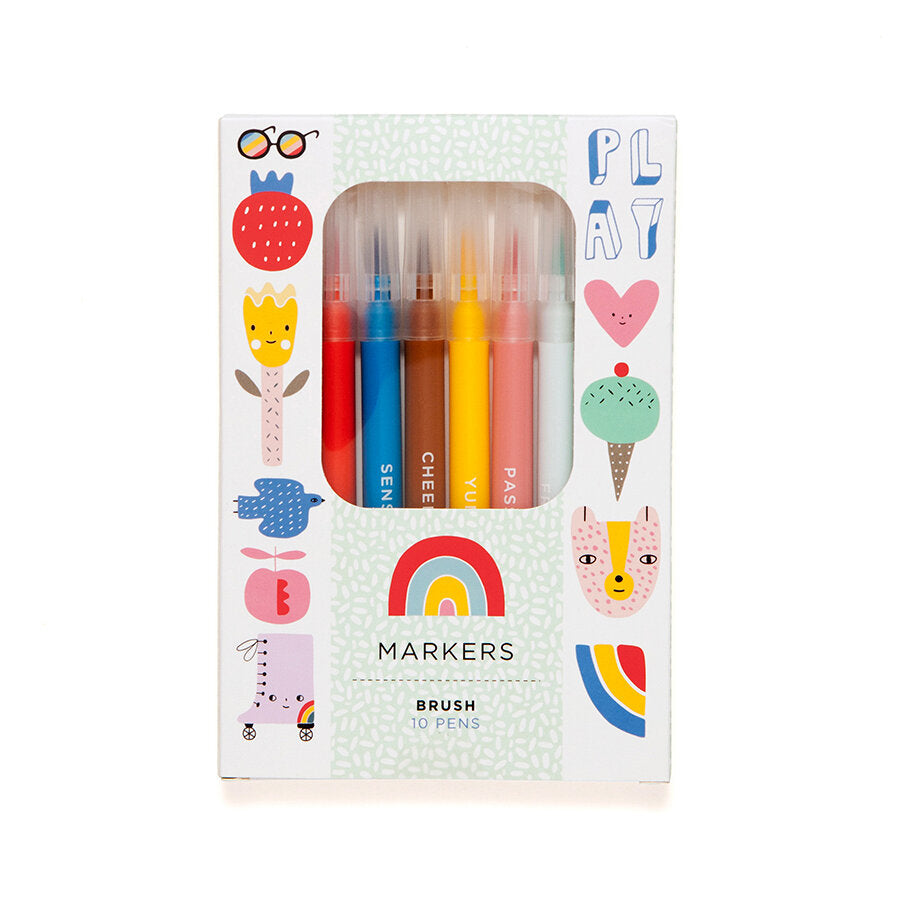 Brush Tip Markers