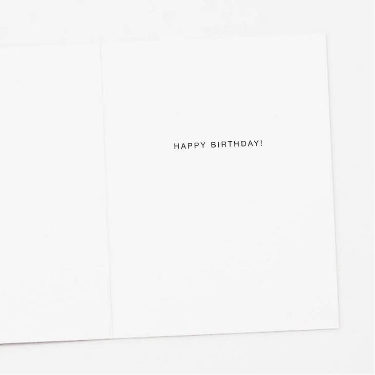 Tiger + Red Balloon Birthday Card