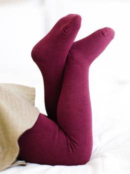 Tights - Set of 2 (Purple + Burgundy)
