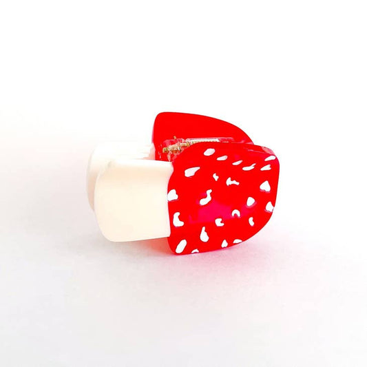 Mini Mushroom Hair Claw