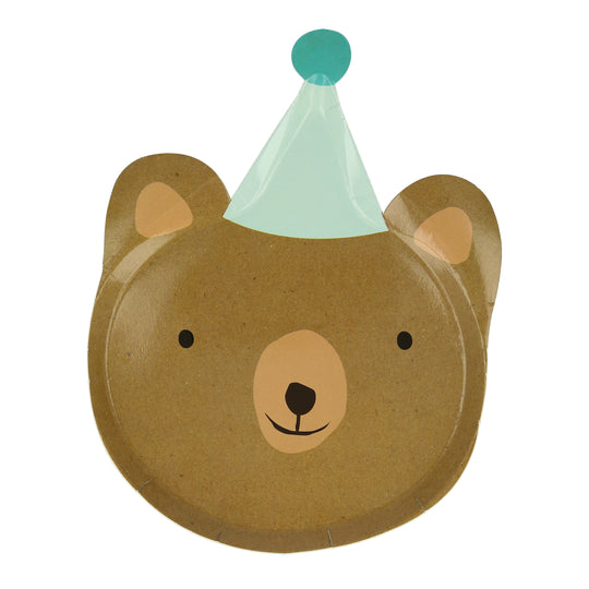 Animal Parade Die Cut Plates (x 8)