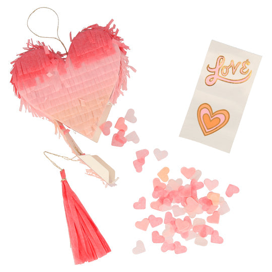 Ombre Heart Piñata Favors (x 3)